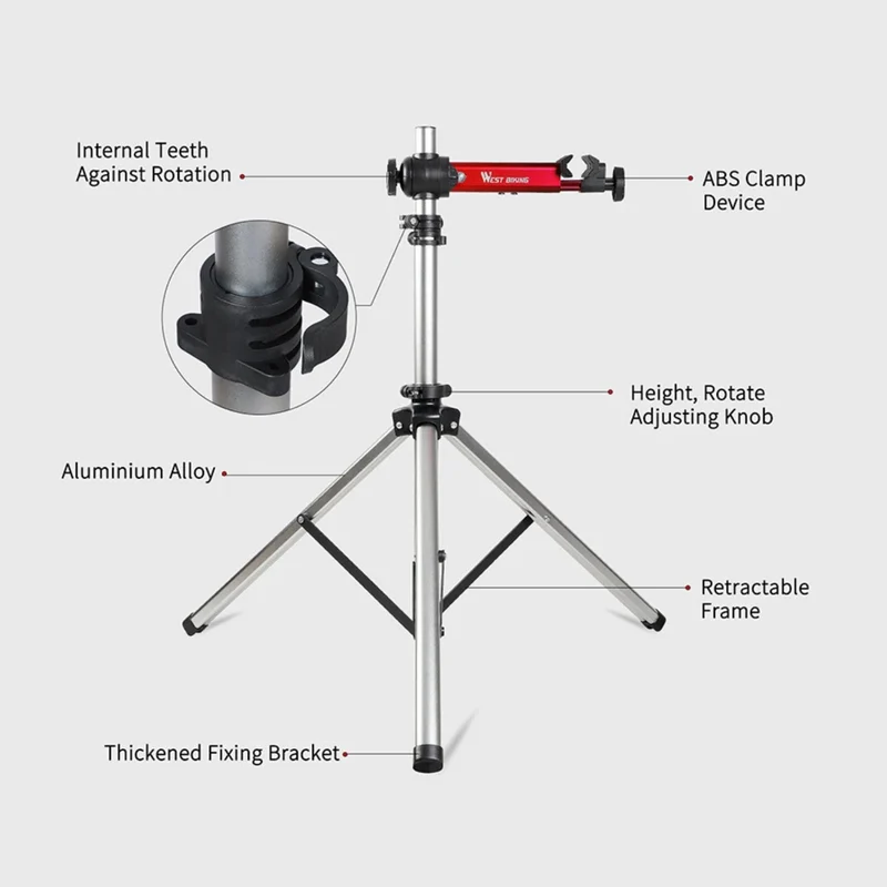 Soporte inteligente para reparar bicicletas