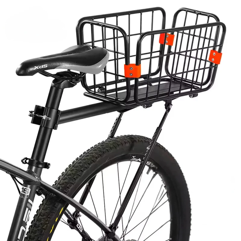 Portaequipajes para bicicleta con cesta