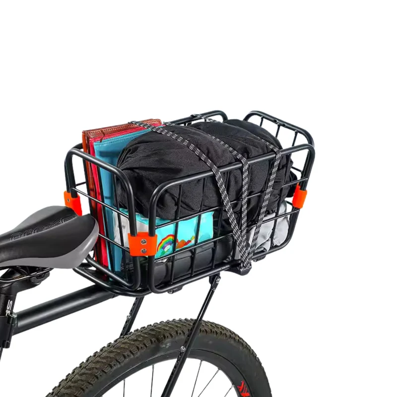 Portaequipajes para bicicleta con cesta