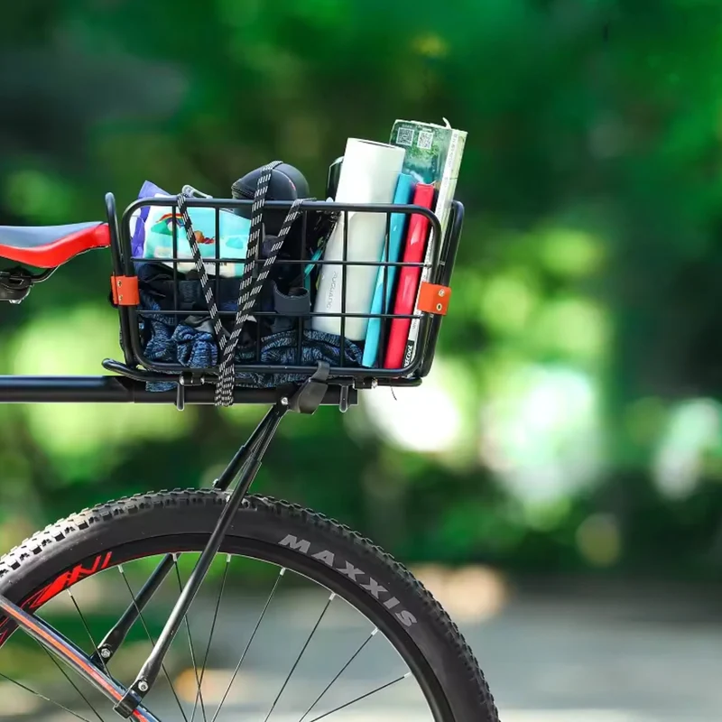 Portaequipajes para bicicleta con cesta