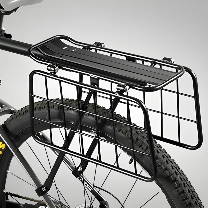 Portaequipajes para bicicleta con cesta