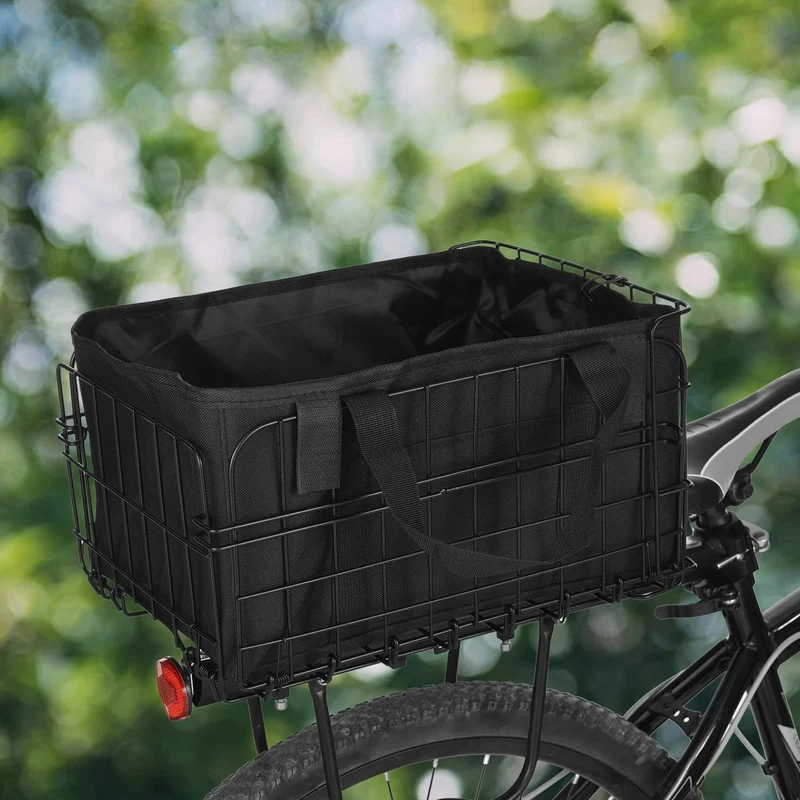 Cesta inteligente para bicicleta con almacenamiento extraíble