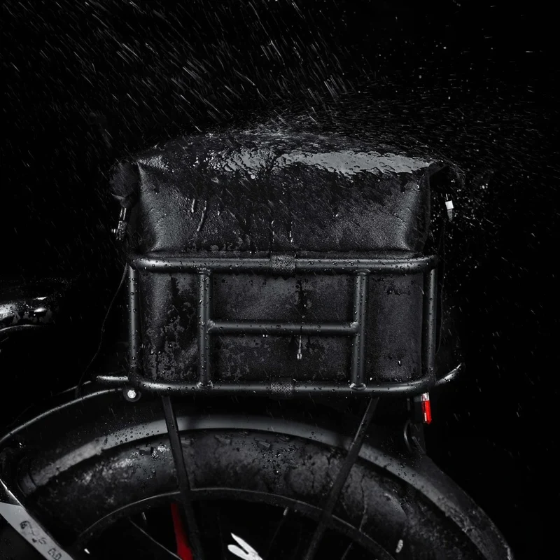 Cesta trasera para bicicleta eléctrica
