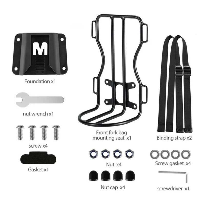 Portaequipajes delantero para bicicleta eléctrica