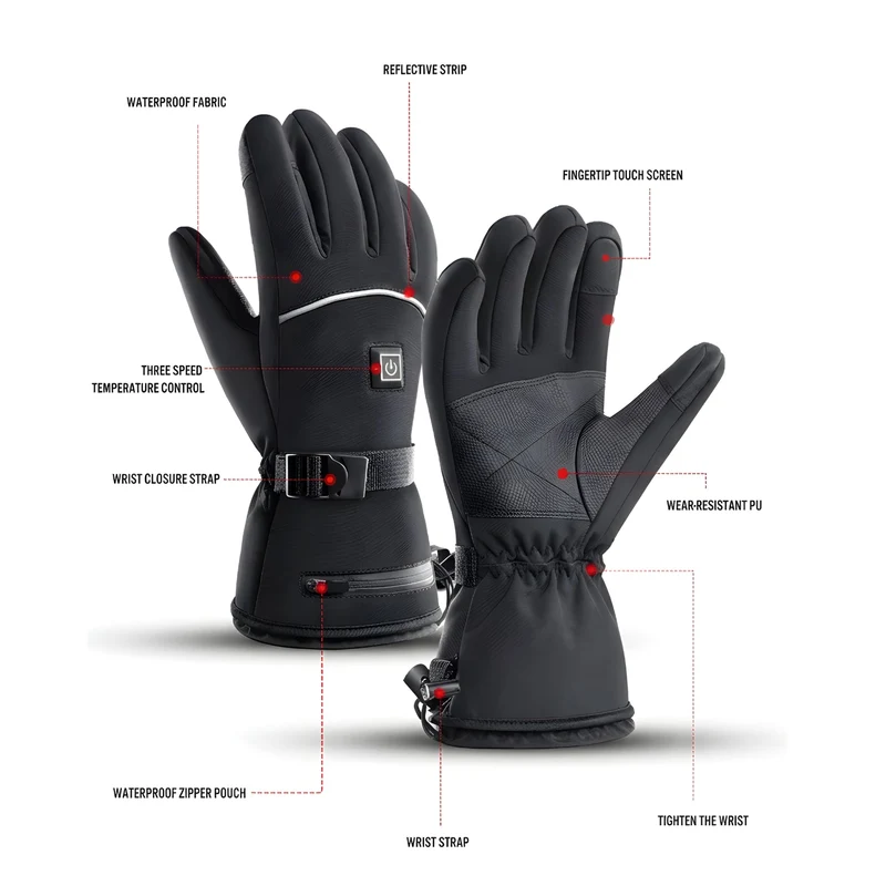 Guantes inteligentes calefactables