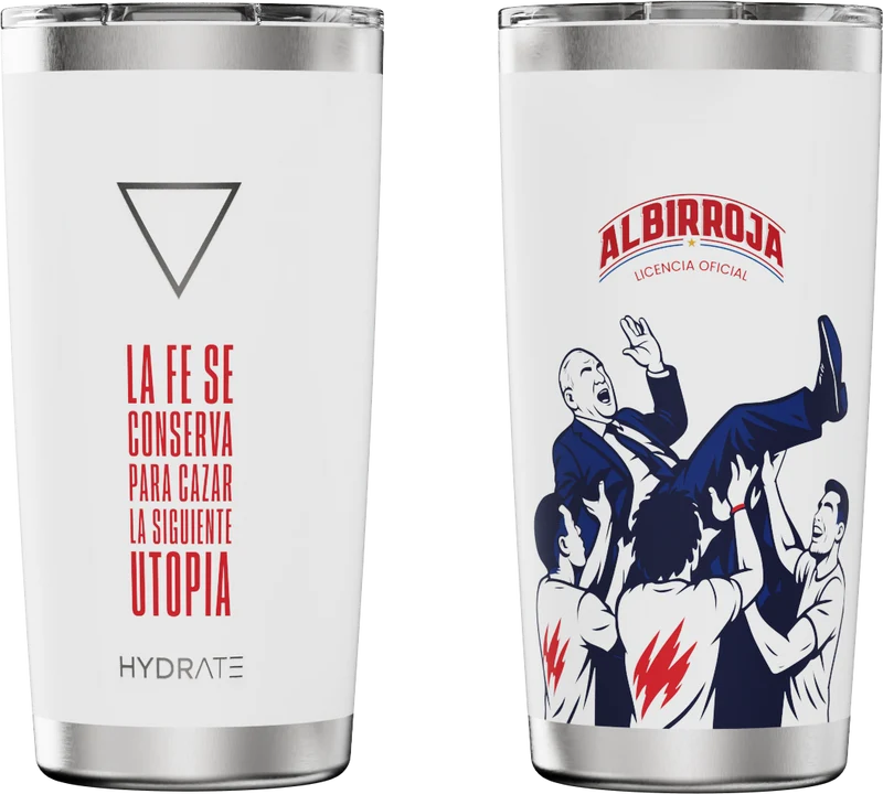 VASO 591 ML ALBIRROJA FAN LEGENDS EDITION