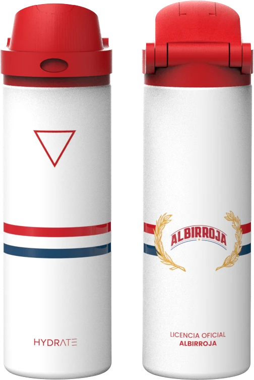TERMO 2 EN 1 750 ML ALBIRROJA FAN STRIPES EDITION