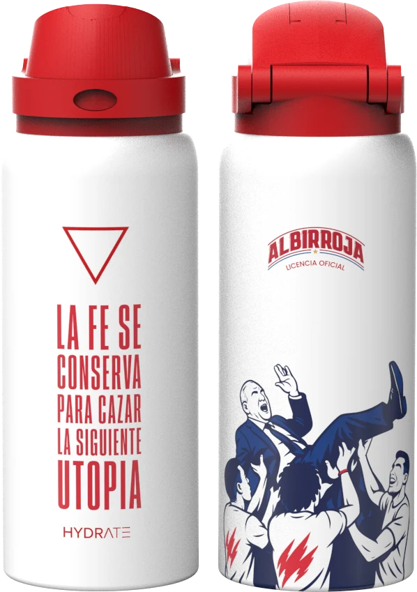 TERMO 2 EN 1 1000 ML ALBIRROJA LEGENDS EDITION
