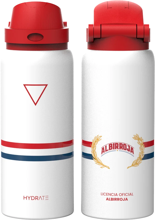 TERMO 2 EN 1 1000 ML ALBIRROJA FAN STRIPES EDITION