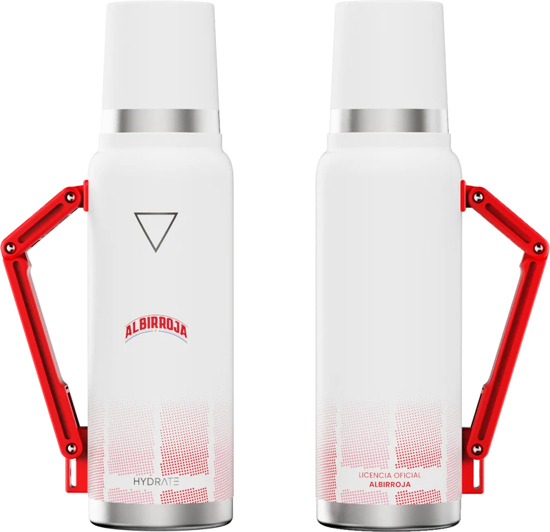 TERMO MATE 1200 ML ALBIRROJA FAN DOTS EDITION