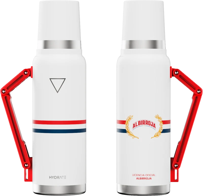 TERMO MATE 1200 ML ALBIRROJA FAN STRIPES EDITION
