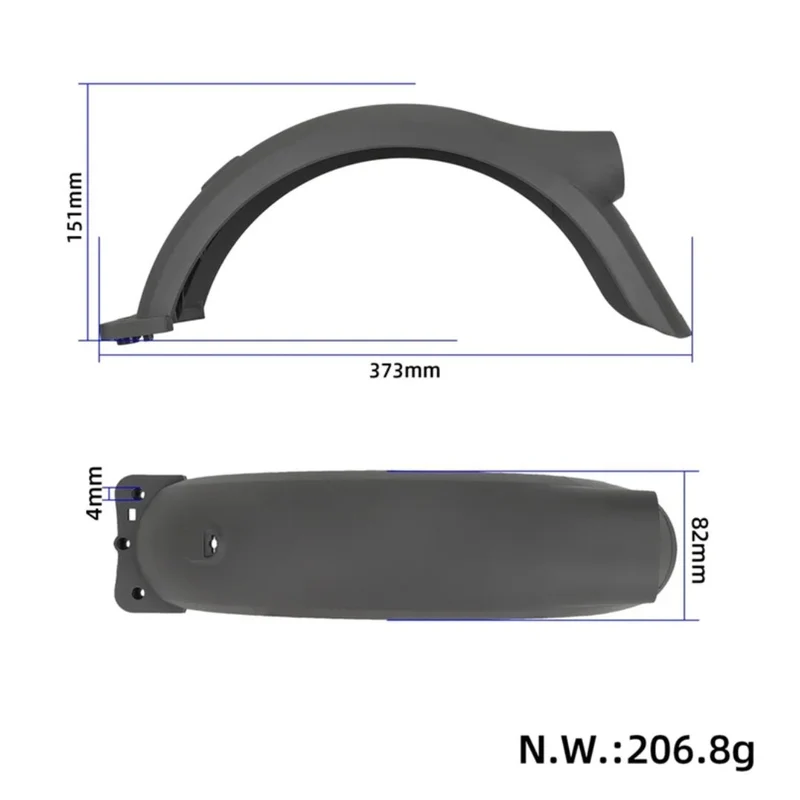 Guardabarros trasero Xiaomi 5 Plus