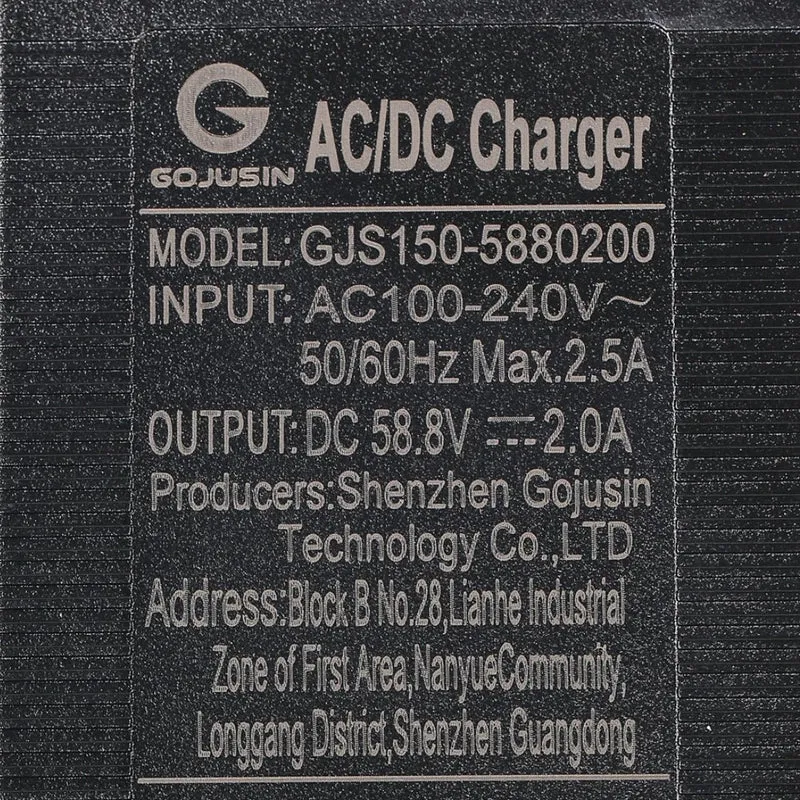 Cargador VSETT/ZERO 52V