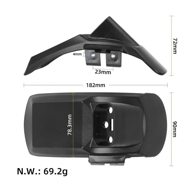 Guardabarros trasero KuKirin G2 Pro