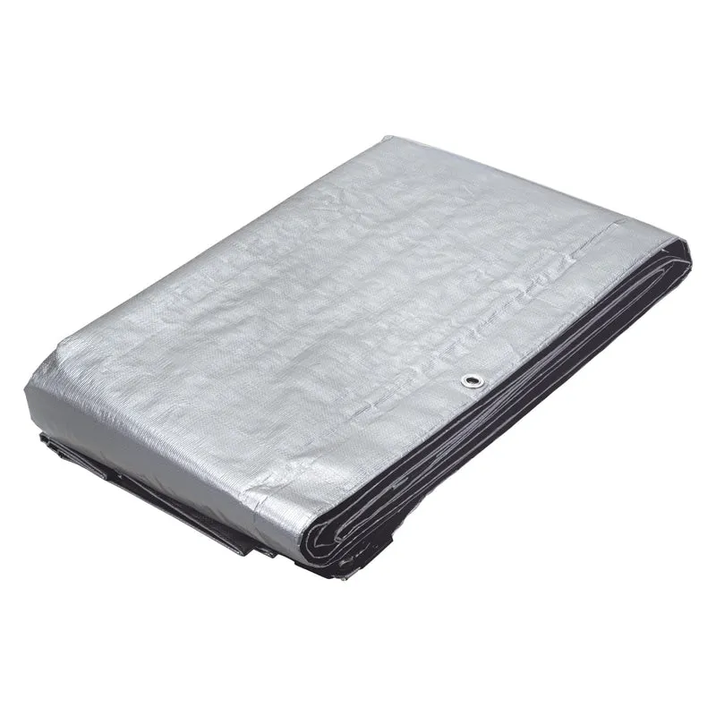 LONA GRIS REFORZADA 5 X 6 M, TRUPER
