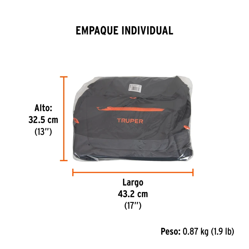 MALETA DEPORTIVA 55 CM, TRUPER