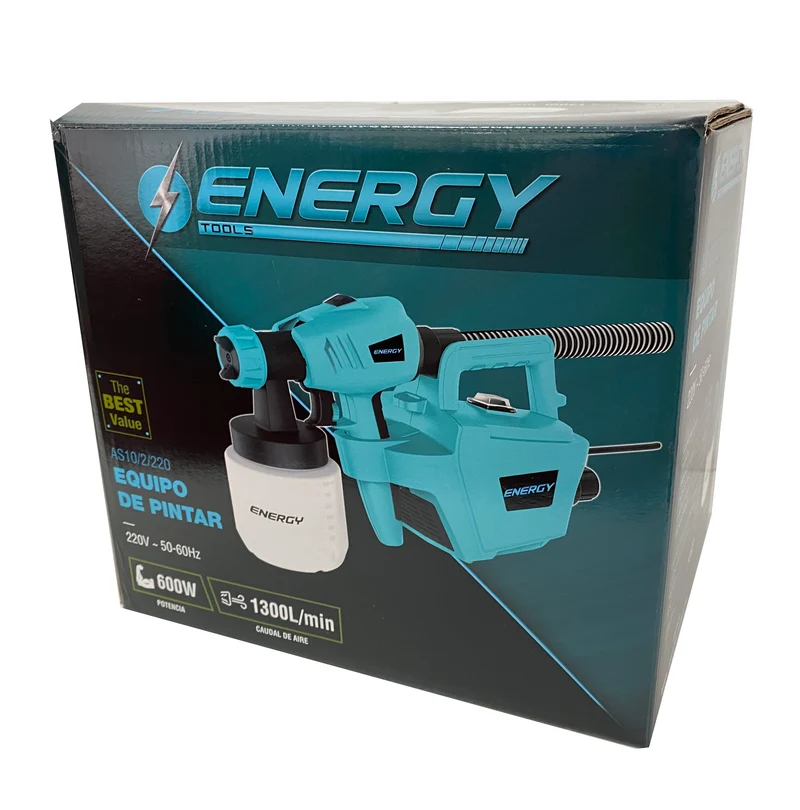 EQUIPO DE PINTURA ENERGY HVLP 600W 220V 50HZ