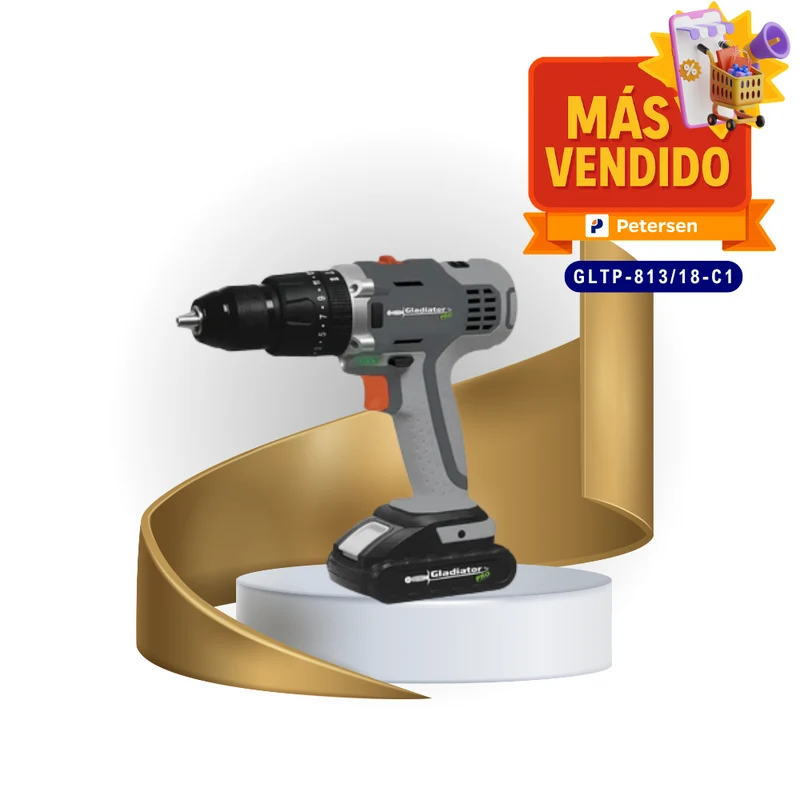TALADRO PERCUTOR RECARGABLE GLADIATOR 113MM 18V