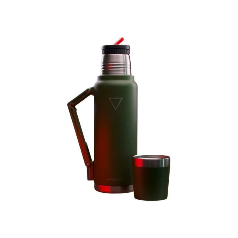 TERMO DE MATE HYDRATE 1200ML, VERDE MILITAR