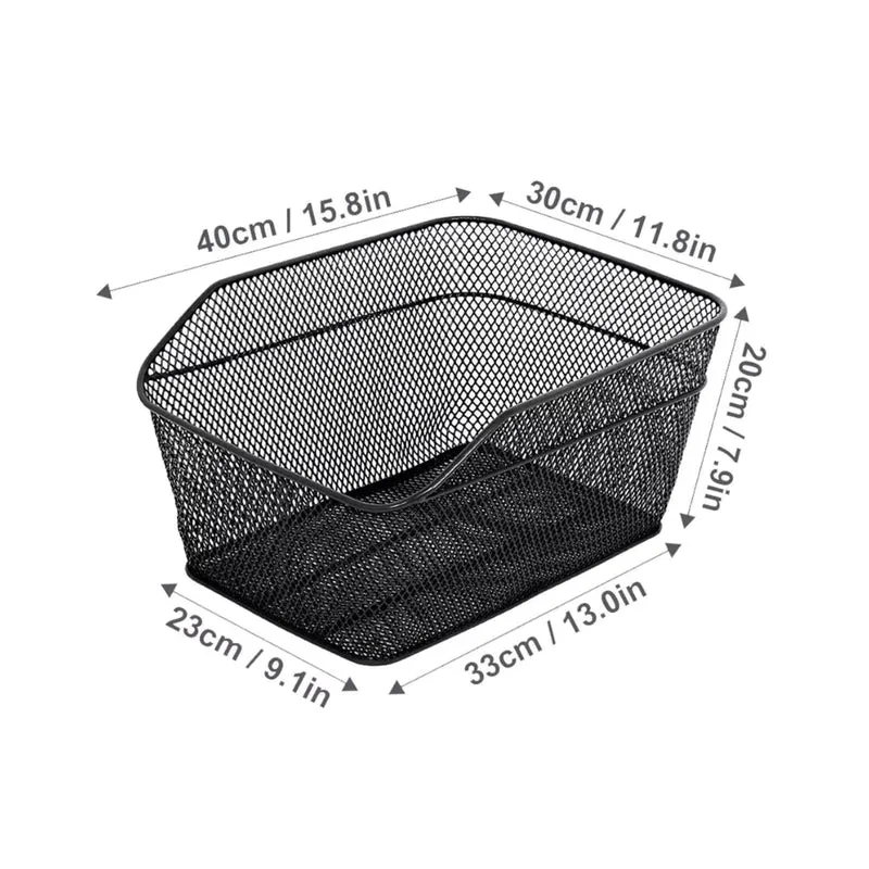 Cesta trasera para bicicleta - portaequipajes
