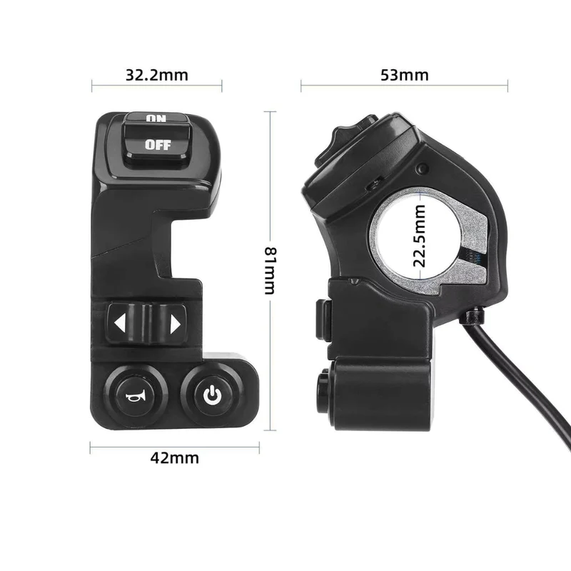 Interruptor de encendido, intermitentes y señal KuKirin G2 Pro/G2 Max