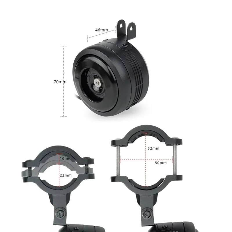 Bocina eléctrica con sistema de alarma
