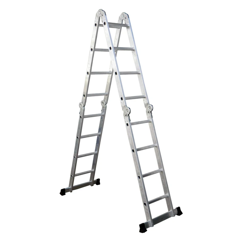 ESCALERA ARTICULADA DE ALUMINIO 4X4 PELDAÑOS, ESPAR