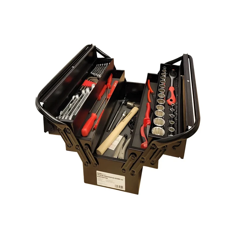 CAJA DE HERRAMIENTAS CON 64 HERRAMIENTAS