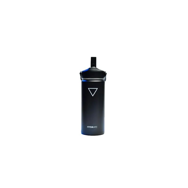 TERMO 532 ML NEGRO CON PICO, HYDRATE