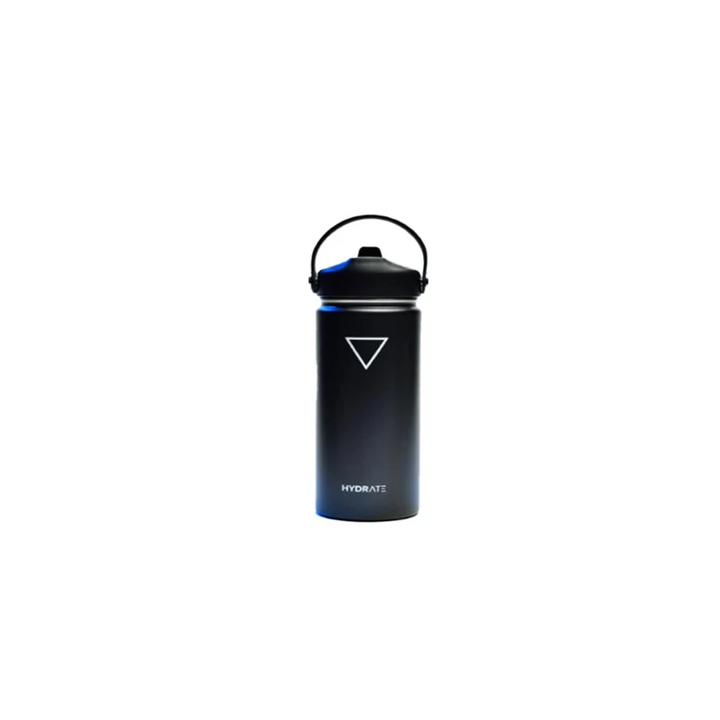 TERMO 532 ML NEGRO CON PICO, HYDRATE