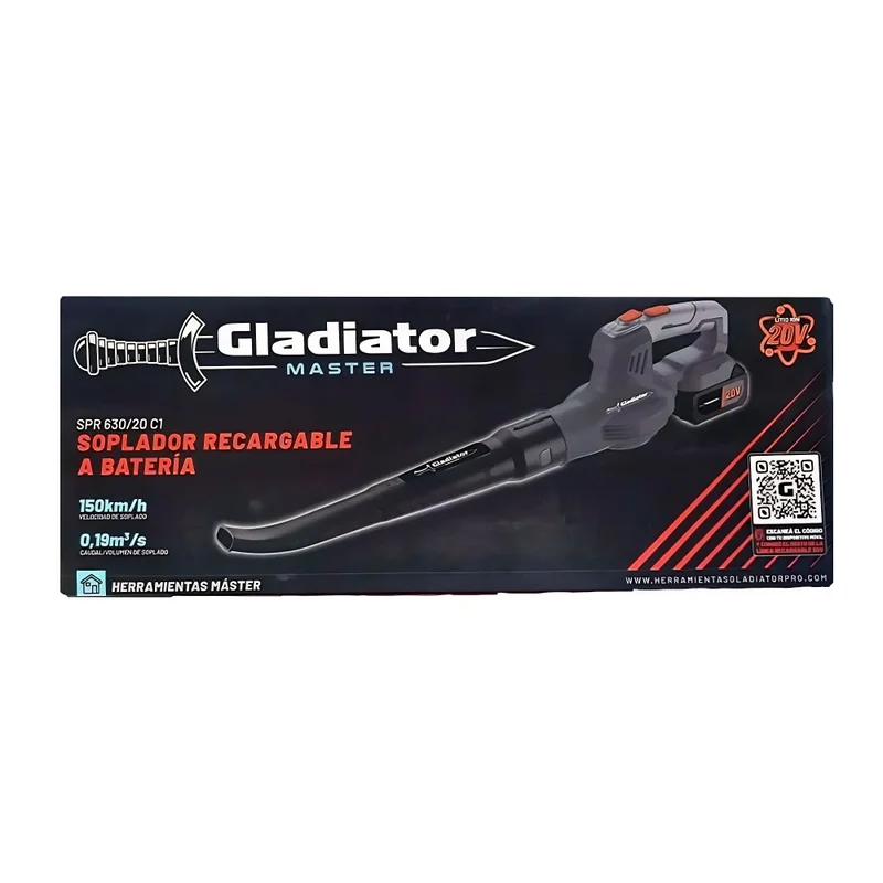 SOPLADOR RECARGABLE A BATERÍA 20V GLADIATOR