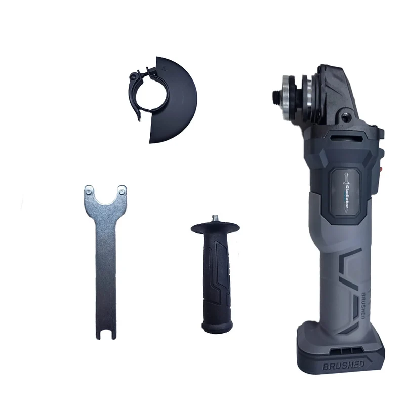 AMOLADORA ANGULAR RECARGABLE A BATERÍA GLADIATOR 115MM 900W