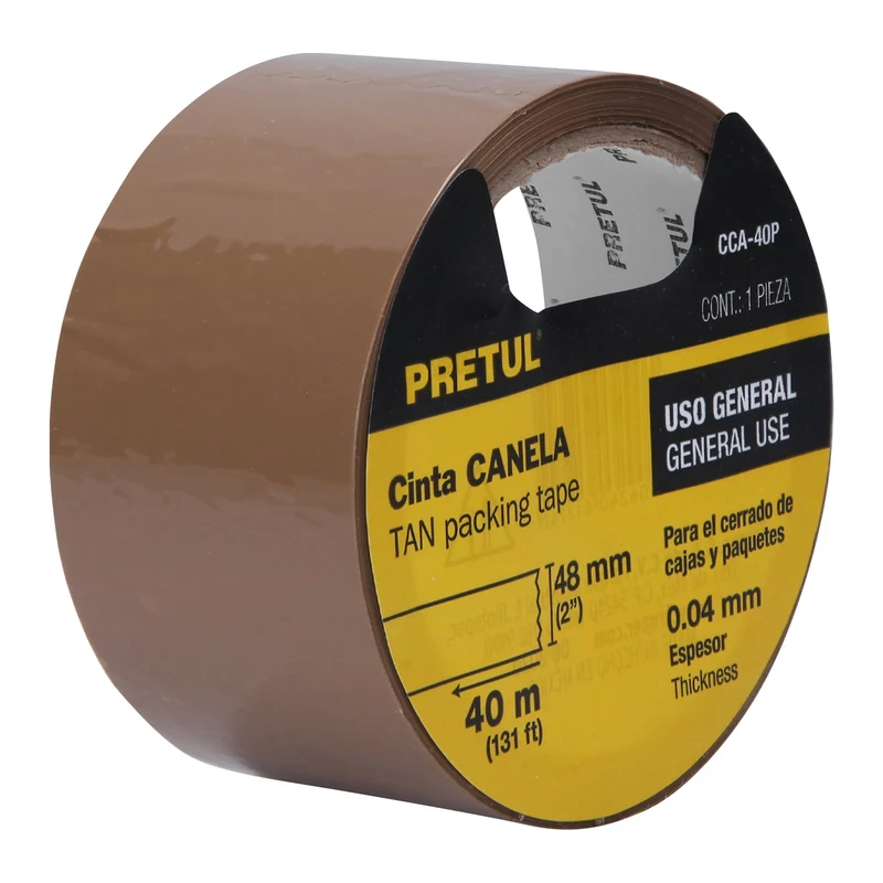 CINTA DE EMPAQUE 48 MM X 40 M CANELA