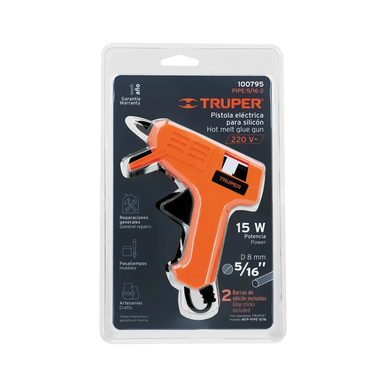 PISTOLA ELÉCTRICA PARA SILICÓN DE 5/16", 220 V