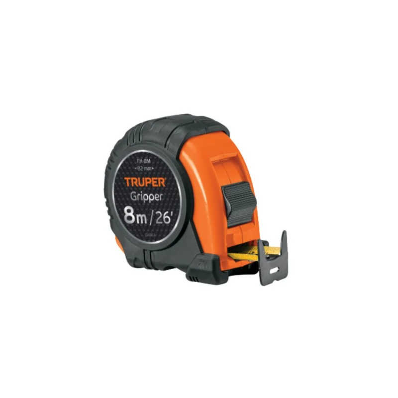 CINTA METRICA GRIPPER 8 M CINTA 25 MM DISPLAY BOX CON 6 PIEZAS