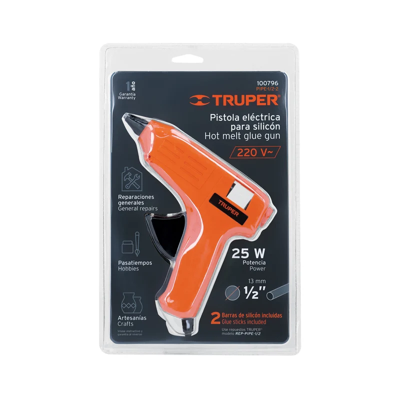 PISTOLA ELÉCTRICA PARA SILICÓN DE 1/2", 220 V