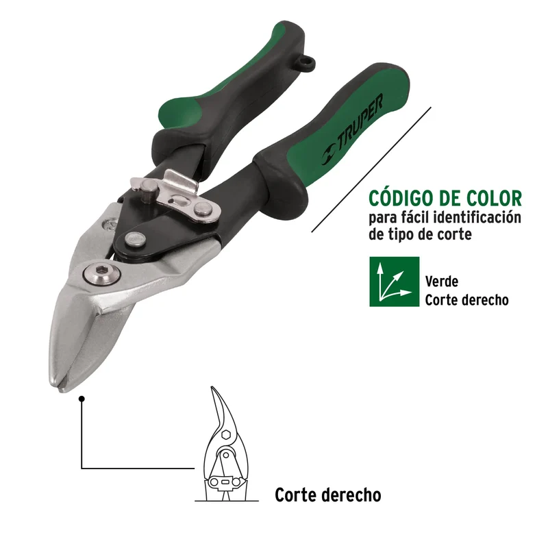 TIJERA DE AVIACIÓN 10" CORTE DERECHO