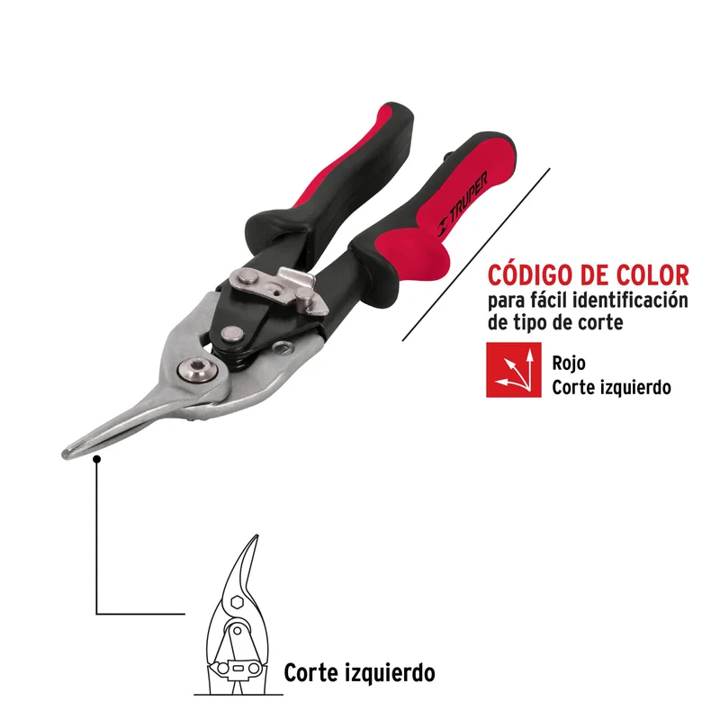 TIJERA DE AVIACIÓN 10" CORTE IZQUIERDO