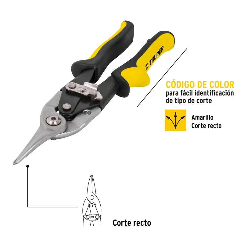 TIJERA DE AVIACIÓN 10" CORTE RECTO