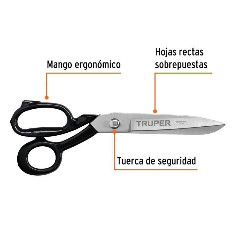TIJERA 10" INDUSTRIAL PARA SASTRE, TRUPER