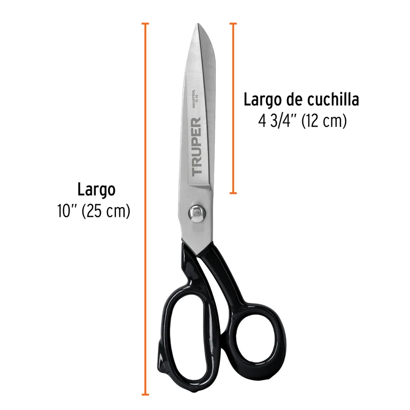 TIJERA 10" INDUSTRIAL PARA SASTRE, TRUPER