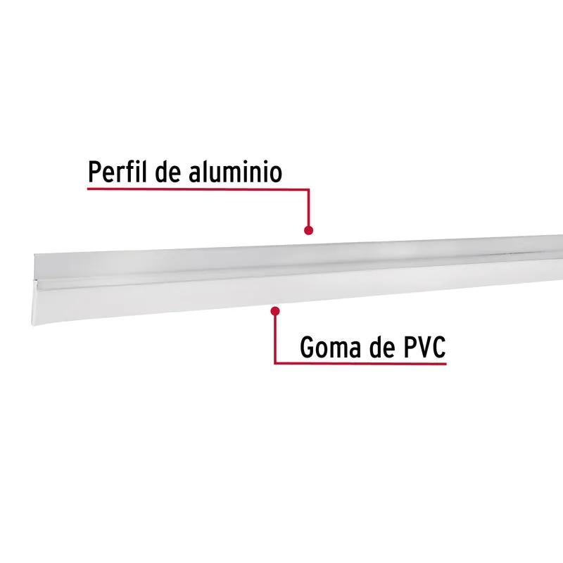 GUARDAPOLVO FIJO DE 100 CM, ALUMINIO, HERMEX
