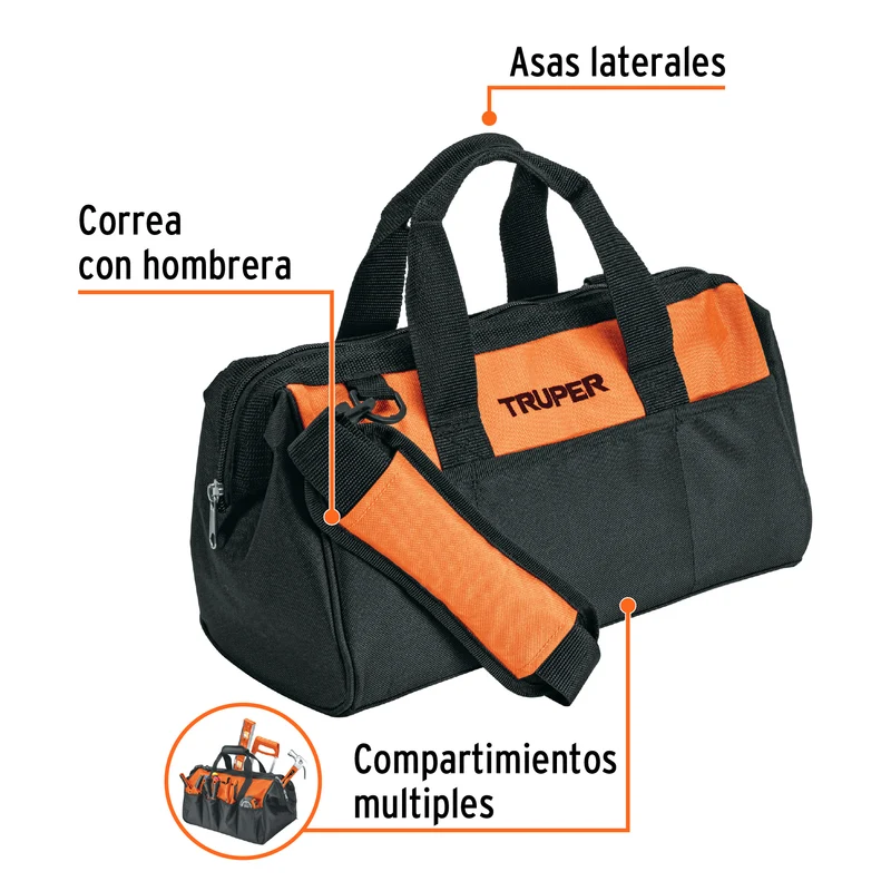 MALETA PORTAHERRAMIENTAS DE 24" (60 CM), TRUPER
