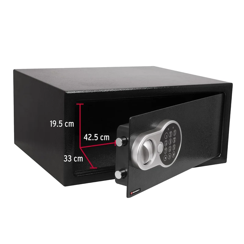 CAJA DE SEGURIDAD ELECTRÓNICA HERMEX, TAMAÑO LAPTOP