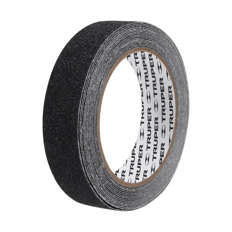 ROLLO 5M DE CINTA ANTIDERRAPANTE TRUPER, 25MM CON ABRASIVO