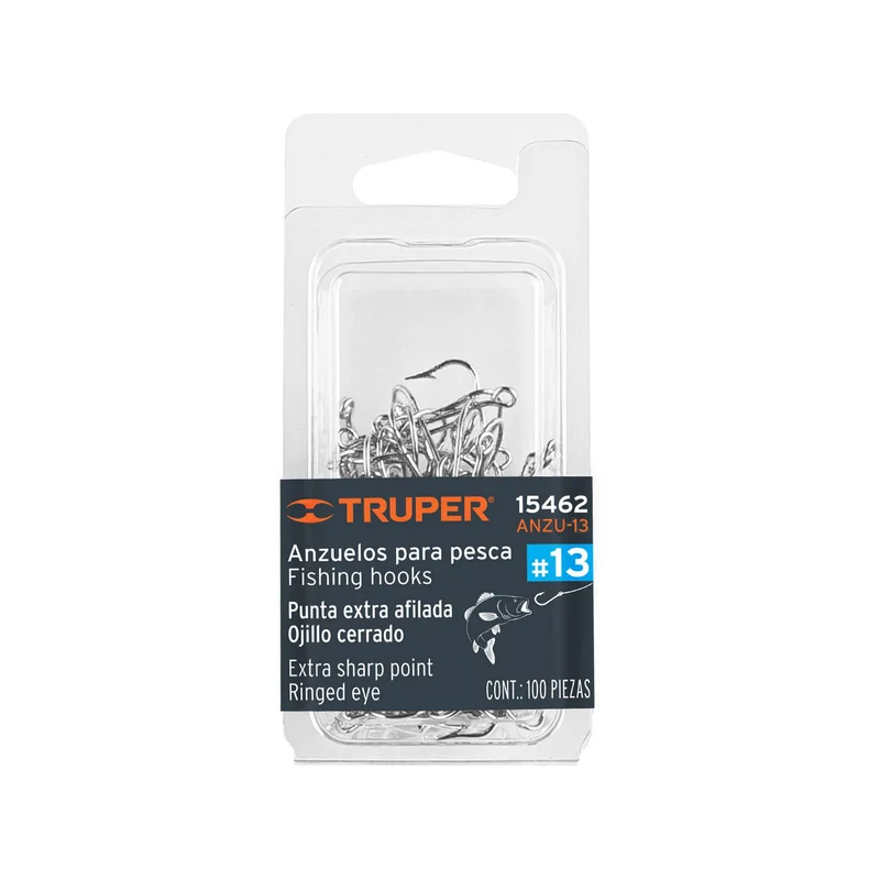 ANZUELOS PARA PESCA TRUPER N° 13