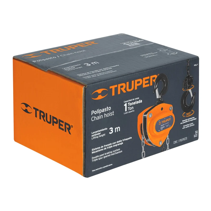 APAREJO DE CADENA TRUPER, 1 TONELADA