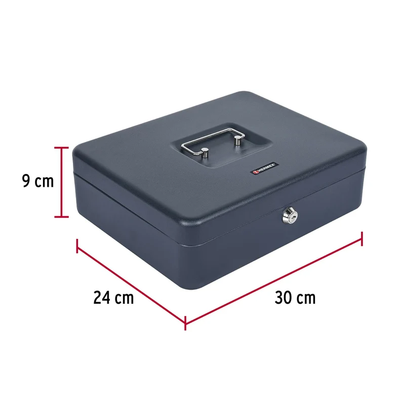 CAJA PARA DINERO TRUPER HERMEX DE 30 CM