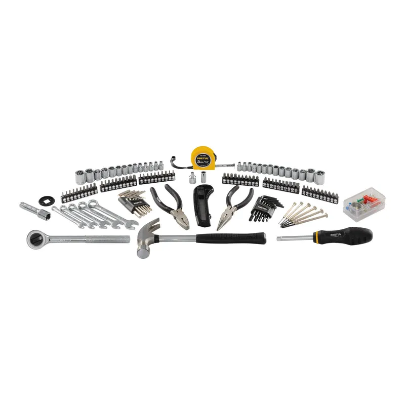 KIT JUEGO DE 133 HERRAMIENTAS PRETUL