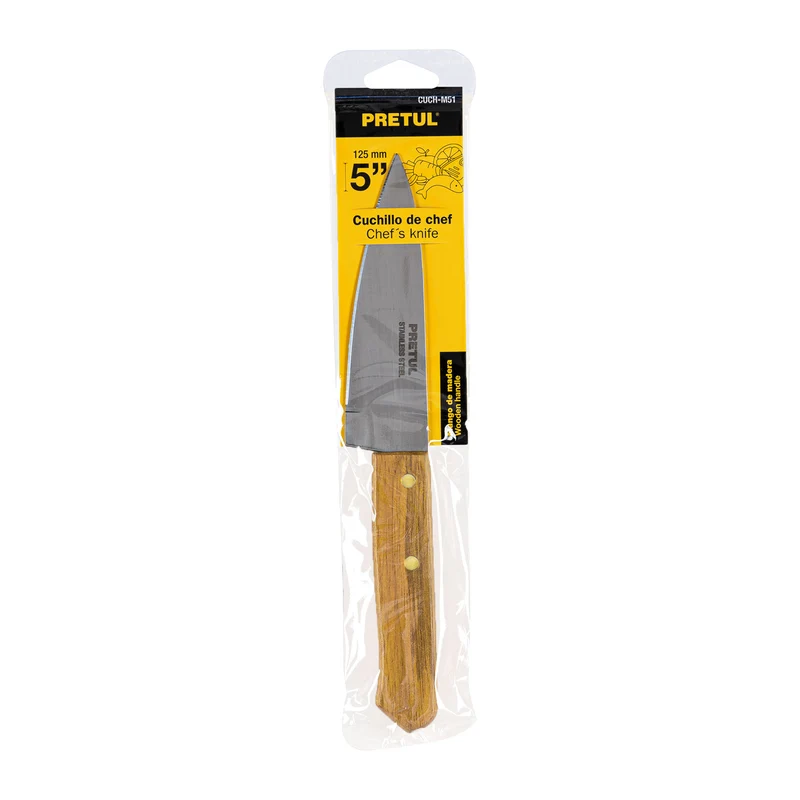 CUCHILLO DE CHEF 5" (13 CM) PRETUL, MANGO DE MADERA